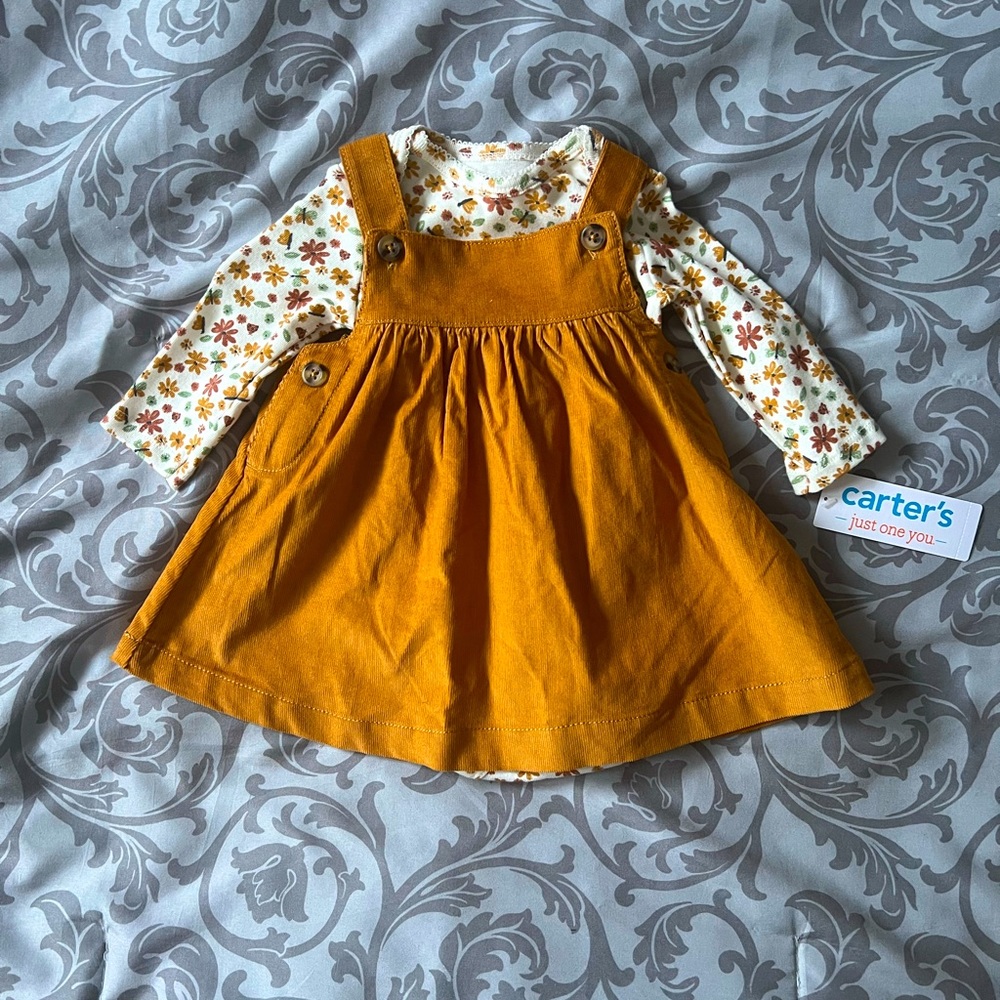 Baby girl shirt/dress in excellent condition never worn, size 3 months